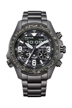 Load image into Gallery viewer, CITIZEN Mens ECO ECO Gray Stainless Steel Case, Gray Stainless Steel Bracelet, Gray Dial, WR 0200M JV1008-63E