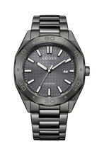 Load image into Gallery viewer, CITIZEN Mens ECO ECO Gray Stainless Steel Case, Gray Stainless Steel Bracelet, Gray Dial, WR 0100M BM7637-81H