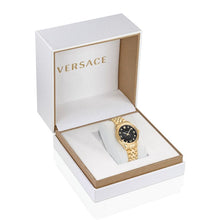 Load image into Gallery viewer, VERSACE Hellenyium Quartz Black Dial Ladies Watch VE2S00622