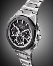 Charger l'image dans la galerie, CITIZEN Mens Premier Eco-Drive ATTESA Super Titanium™ / Satellite Timekeeping Silver-Tone Super Titanium Case, Silver-Tone Super Titanium Bracelet, Gray Dial, WR 0100M