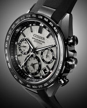 Charger l'image dans la galerie, CITIZEN Mens Premier Eco-Drive ATTESA Super Titanium™ / Satellite Timekeeping Black Super Titanium with DLC Coating Case, Black Polyurethane Strap, Gray Dial, WR 0100M
