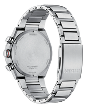 Charger l'image dans la galerie, CITIZEN Mens Premier Eco-Drive ATTESA Super Titanium™ Silver-Tone Super Titanium Case, Silver-Tone Super Titanium Bracelet, Black Dial, WR 0100M