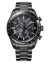 Charger l'image dans la galerie, CITIZEN Mens Premier Eco-Drive ATTESA Atomic Timekeeping / Super Titanium™ Black Super Titanium with DLC Coating Case, Black Super Titanium with DLC Coating Bracelet, Black Dial, WR 0100M
