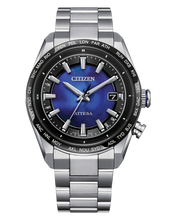 Charger l'image dans la galerie, CITIZEN Mens Premier Eco-Drive ATTESA Atomic Timekeeping / Super Titanium™ Silver-Tone Super Titanium with Platinum DLC Coating Case, Silver-Tone Super Titanium with Platinum DLC Coating Bracelet, Blue Dial, WR 0100M