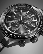 Charger l'image dans la galerie, CITIZEN Mens Premier Eco-Drive ATTESA Atomic Timekeeping / Super Titanium™ Black Super Titanium with DLC Coating Case, Black Super Titanium with DLC Coating Bracelet, Black Dial, WR 0100M