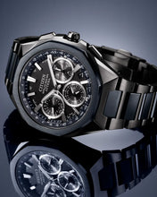 Charger l'image dans la galerie, CITIZEN Mens Premier Eco-Drive ATTESA Super Titanium™ / Satellite Timekeeping Two-Tone Super Titanium with DLC Coating Case, Two-Tone Super Titanium with DLC Coating Bracelet, Gray Dial, WR 0100M