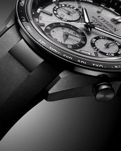 Charger l'image dans la galerie, CITIZEN Mens Premier Eco-Drive ATTESA Super Titanium™ / Satellite Timekeeping Black Super Titanium with DLC Coating Case, Black Polyurethane Strap, Gray Dial, WR 0100M