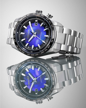 Charger l'image dans la galerie, CITIZEN Mens Premier Eco-Drive ATTESA Atomic Timekeeping / Super Titanium™ Silver-Tone Super Titanium with Platinum DLC Coating Case, Silver-Tone Super Titanium with Platinum DLC Coating Bracelet, Blue Dial, WR 0100M