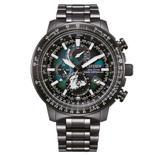 Load image into Gallery viewer, CITIZEN Mens ECO ECO Gray Stainless Steel Case, Gray Stainless Steel Bracelet, Blue Dial, WR 0200M BY3005-56E
