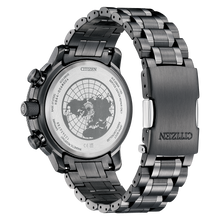Load image into Gallery viewer, CITIZEN Mens ECO ECO Gray Stainless Steel Case, Gray Stainless Steel Bracelet, Blue Dial, WR 0200M BY3005-56E