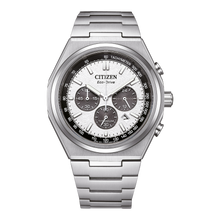 Load image into Gallery viewer, CITIZEN Mens ECO ECO Silver-Tone Super Titanium Case, Silver-Tone Super Titanium Bracelet, Silver-White Dial, WR 0100M CA4610-85A - Moments Watches & Jewelry