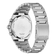 Load image into Gallery viewer, CITIZEN Mens ECO ECO Silver-Tone Super Titanium Case, Silver-Tone Super Titanium Bracelet, Blue Dial, WR 0100M CA4610-85M