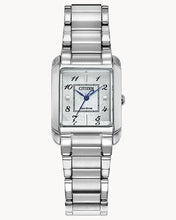 Load image into Gallery viewer, CITIZEN Ladies ECO ECO Silver-Tone Stainless Steel Case, Silver-Tone Stainless Steel Bracelet, White Mother of Pearl Dial, WR 0050M EW5600-52D