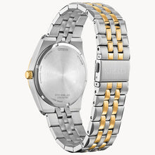 Load image into Gallery viewer, CITIZEN Mens ECO ECO Two-Tone Stainless Steel Case, Two-Tone Stainless Steel Bracelet, Black Dial, WR 0100M BM7644-51E
