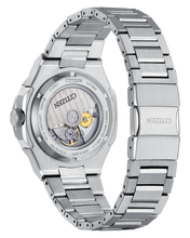 Charger l'image dans la galerie, CITIZEN Mens Premier Automatics Series8 880 GMT Silver-Tone Stainless Steel Case, Silver-Tone Stainless Steel Bracelet, Black Dial, WR 0100M
