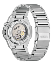 Charger l'image dans la galerie, CITIZEN Mens Premier Automatics Series8 890 Silver-Tone Stainless Steel Case, Silver-Tone Stainless Steel Bracelet, Blue Dial, WR 0200M