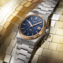 Load image into Gallery viewer, Tissot PRX Powermatic 80 Steel & 18K Gold Bezel 40mm T9314074104100