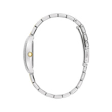 Load image into Gallery viewer, BULOVA Ladies Caravelle Silver-Tone Stainless Steel Case, Two-Tone Stainless Steel Bracelet, Silver-White Dial, WR 0030M 45L191 - Moments Watches & Jewelry