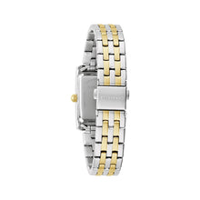 Load image into Gallery viewer, BULOVA Ladies Caravelle Silver-Tone Stainless Steel Case, Two-Tone Stainless Steel Bracelet, Silver-White Dial, WR 0030M 45L191 - Moments Watches & Jewelry