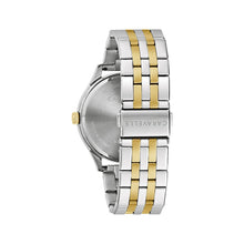 Charger l'image dans la galerie, BULOVA Mens Caravelle Two-Tone Stainless Steel Case, Two-Tone Stainless Steel Bracelet, Green Dial, WR 0030M 45B162 - Moments Watches & Jewelry