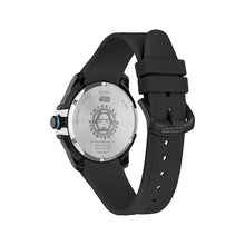 Load image into Gallery viewer, CITIZEN Mens DIS DSC Black Stainless Steel Case, Black Polyurethane Strap, Black Dial, WR 0100M AW1659-00W
