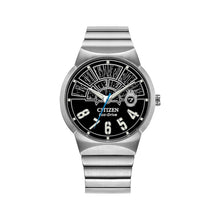 Load image into Gallery viewer, CITIZEN Mens DIS DSC Silver-Tone Stainless Steel Case, Silver-Tone Stainless Steel Bracelet, Black Dial, WR 0030M BM7581-59W