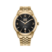 Load image into Gallery viewer, CITIZEN Mens ECO ECO Gold-Tone Stainless Steel Case, Gold-Tone Stainless Steel Bracelet, Gray Dial, WR 0100M AW0152-58H