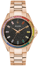 Load image into Gallery viewer, BULOVA Mens Quartz Phantom Dress/Classic Crystal 97A180