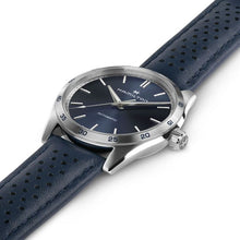 Load image into Gallery viewer, HAMILTON JAZZMASTER PERFORMER AUTO - Blue Dial w Leather Strap H36215640