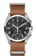 Charger l'image dans la galerie, HAMILTON KHAKI AVIATION PILOT PIONEER CHRONO QUARTZ H76522531 - Moments Watches & Jewelry