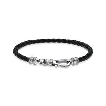 Charger l'image dans la galerie, Thomas Sabo Bracelet en cuir avec fermoir mousqueton A1931-682-11-L19