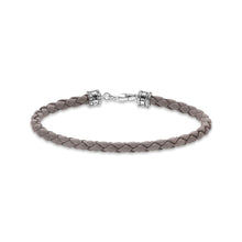 Load image into Gallery viewer, Thomas Sabo  Leather bracelet grey A2011-682-5-L19
