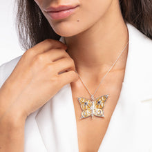 Charger l'image dans la galerie, Thomas Sabo PENDENTIF PAPILLON AVEC LUNE ET ÉTOILES OR PE898-556-7