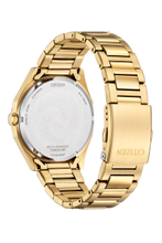 Load image into Gallery viewer, CITIZEN Mens ECO ECO Rose Gold-Tone Stainless Steel Case, Rose Gold-Tone Stainless Steel Bracelet, Green  Dial, WR 0100M BM7633-81X
