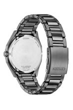 Load image into Gallery viewer, CITIZEN Mens ECO ECO Gray Stainless Steel Case, Gray Stainless Steel Bracelet, Gray  Dial, WR 0100M BM7637-81H
