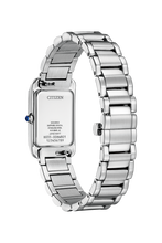 Load image into Gallery viewer, CITIZEN Ladies ECO ECO Silver-Tone Stainless Steel Case, Silver-Tone Stainless Steel Bracelet, Blue Mother of Pearl  Dial, WR 0050M EW5620-55N
