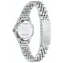 Load image into Gallery viewer, CITIZEN Ladies QTZ QTZ Silver-Tone Stainless Steel Case, Silver-Tone Stainless Steel Bracelet, Blue  Dial, WR 0030M EQ0530-51N
