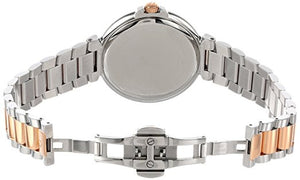 Bulova Women's White Dial Two-Tone Watch 98L195