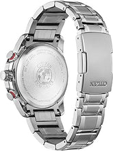 Load image into Gallery viewer, CITIZEN Mens ECO ECO Silver-Tone Stainless Steel Case, Silver-Tone Stainless Steel Bracelet, Black  Dial, WR 0200M CB5898-59E
