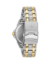 Load image into Gallery viewer, BULOVA Mens  BUL Two-Tone Stainless Steel Case, Two-Tone Stainless Steel Bracelet, Black  Dial, WR 0030M 98C120 - Moments Watches &amp; Jewelry
