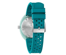 Charger l'image dans la galerie, BULOVA Mens  BUL Green Hybrid-Ceramic Case, Green HNBR Rubber, Brown  Dial, WR 0100M 98B446 - Moments Watches &amp; Jewelry
