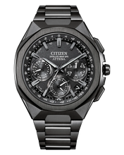 Charger l'image dans la galerie, CITIZEN Mens Premier Eco-Drive ATTESA Super Titanium™ / Satellite Timekeeping Gray Super Titanium with DLC Coating Case, Gray Super Titanium with DLC Coating Bracelet, Gray Dial, WR 0100M
