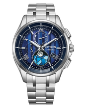 Charger l'image dans la galerie, CITIZEN Mens Premier Eco-Drive ATTESA Atomic Timekeeping / Super Titanium™ Silver-Tone Super Titanium Case, Silver-Tone Super Titanium Bracelet, Blue Dial, WR 0100M
