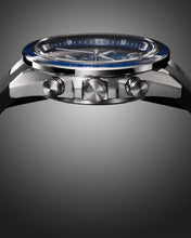 Charger l'image dans la galerie, CITIZEN Mens Premier Eco-Drive ATTESA Super Titanium™ / Satellite Timekeeping Silver-Tone Super Titanium Case, Black Polyurethane Strap, Blue Dial, WR 0100M
