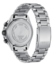 Charger l'image dans la galerie, CITIZEN Mens Premier Eco-Drive ATTESA Super Titanium™ / Satellite Timekeeping Silver-Tone Super Titanium Case, Silver-Tone Super Titanium Bracelet, Gray Dial, WR 0100M
