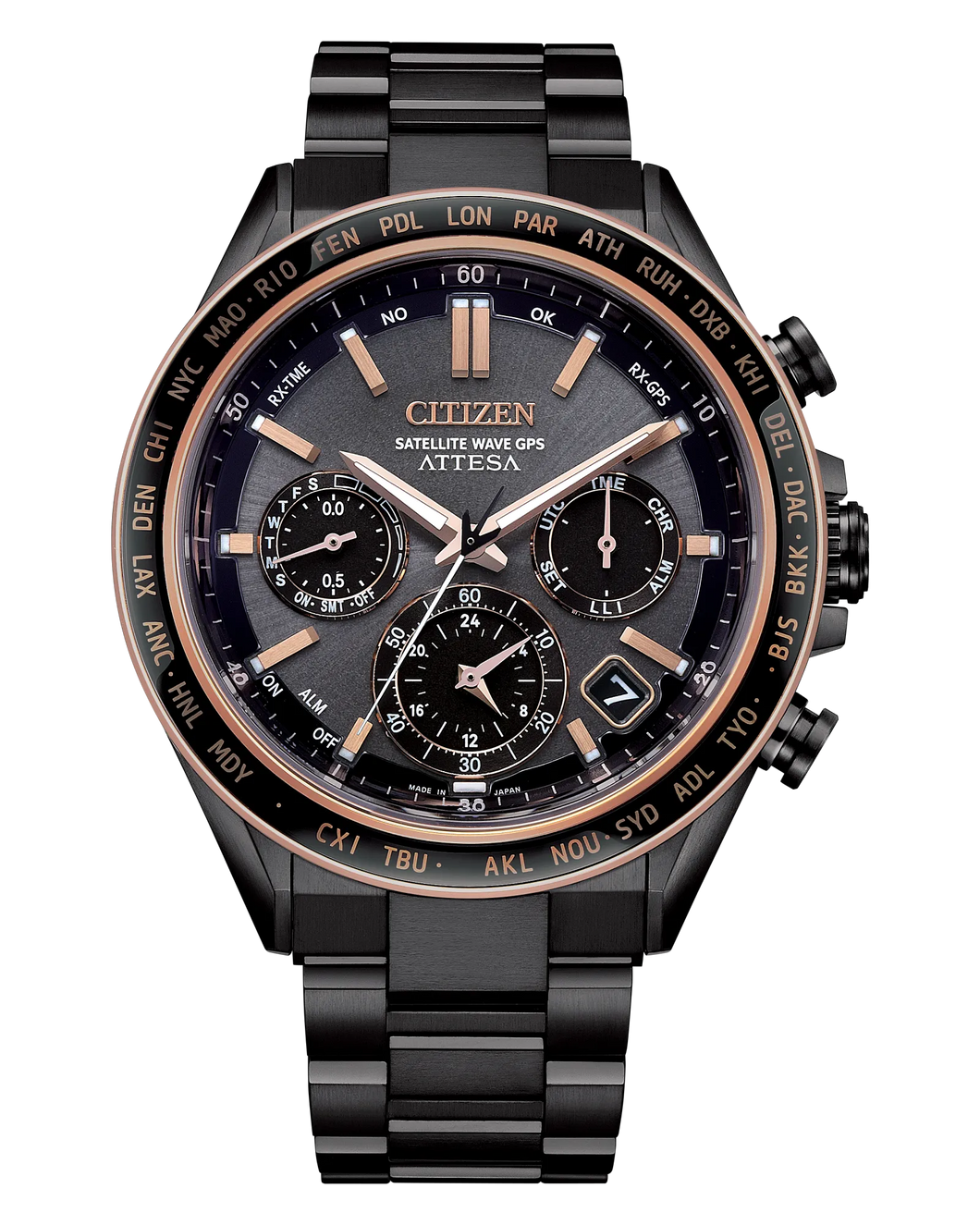 CITIZEN ATTESA サテライトウェーブ GPS 本体 CITIZEN Mens Premier Eco-Drive ATTESA Super Titanium™ / Satellite
