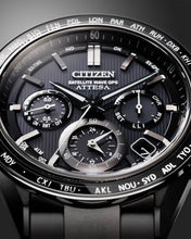 Charger l'image dans la galerie, CITIZEN Mens Premier Eco-Drive ATTESA Super Titanium™ / Satellite Timekeeping Black Super Titanium with DLC Coating Case, Black Super Titanium with DLC Coating Bracelet, Black Dial, WR 0100M
