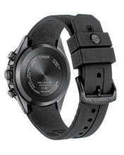Charger l'image dans la galerie, CITIZEN Mens Premier Eco-Drive ATTESA Super Titanium™ / Satellite Timekeeping Black Super Titanium with DLC Coating Case, Black Polyurethane Strap, Gray Dial, WR 0100M
