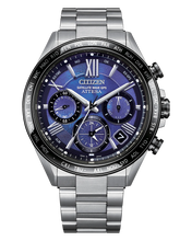 Charger l'image dans la galerie, CITIZEN Mens Premier Eco-Drive ATTESA Super Titanium™ / Satellite Timekeeping Silver-Tone Super Titanium with Platinum DLC Coating Case, Silver-Tone Super Titanium with Platinum DLC Coating Bracelet, Blue Dial, WR 0100M
