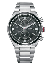 Charger l'image dans la galerie, CITIZEN Mens Premier Eco-Drive ATTESA Super Titanium™ Silver-Tone Super Titanium Case, Silver-Tone Super Titanium Bracelet, Black Dial, WR 0100M
